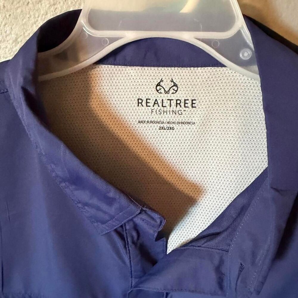 Realtree Men's Navy and Blue Jacket